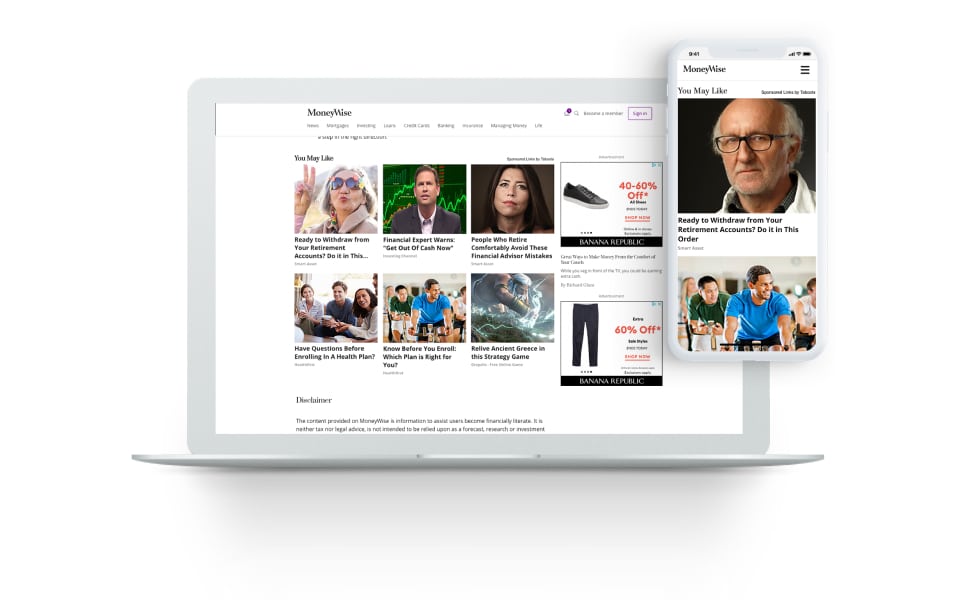 With Taboola, MoneyWise Finds High Quality Traffic and Valuable Resources for Editorial Team