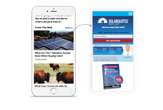 Taboola Helps SolarQuotes Diversify Digital Channels