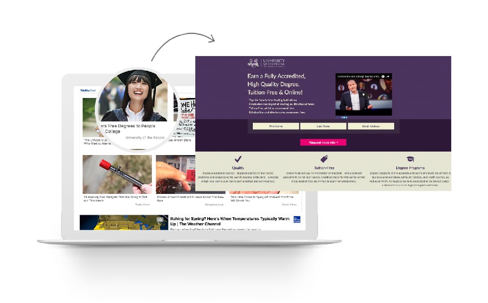 Going Full-funnel: UoPeople Combines Earned Media and Program Pages to Drive Leads