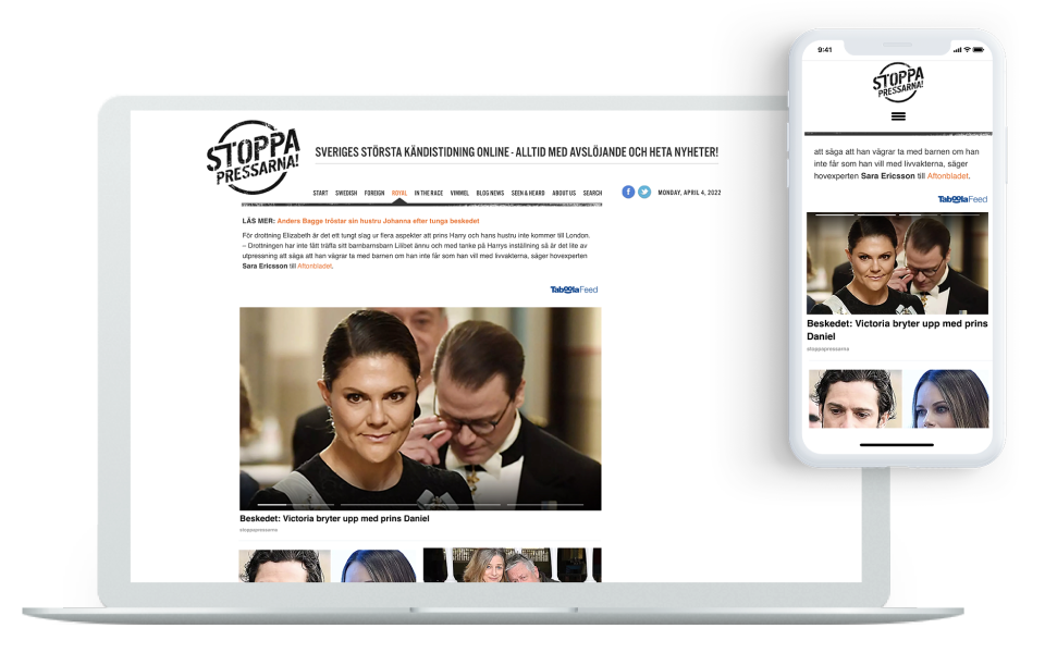 Stoppa Pressarna Sees a 60% Increase in Revenue From Mobile Traffic with Taboola’s Read More