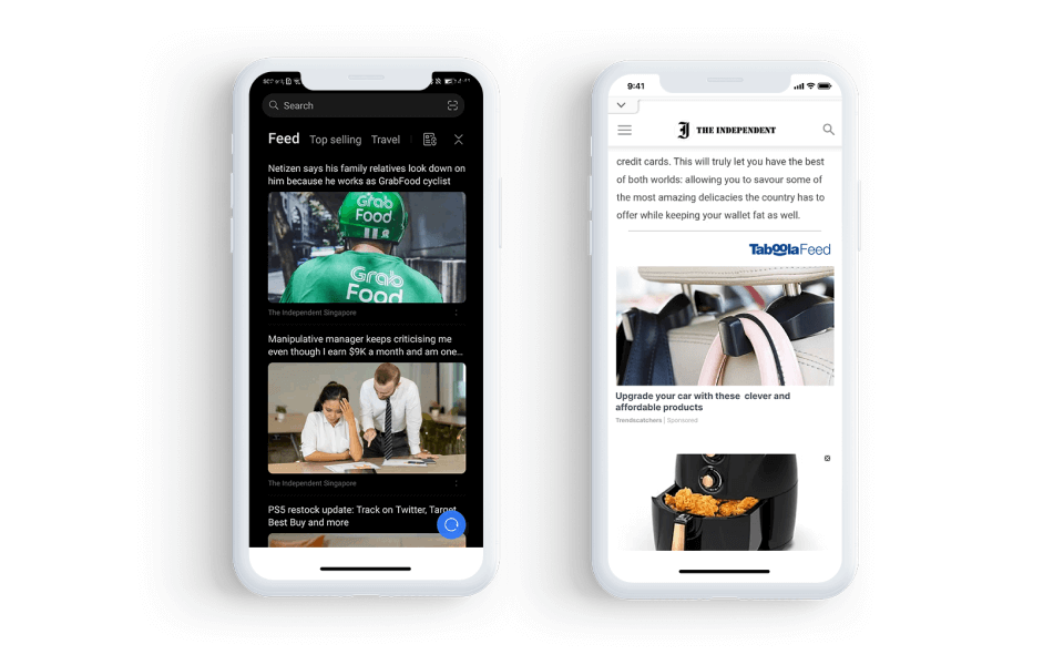 The Independent Singapore Increases CTR by 76% with Taboola Feed