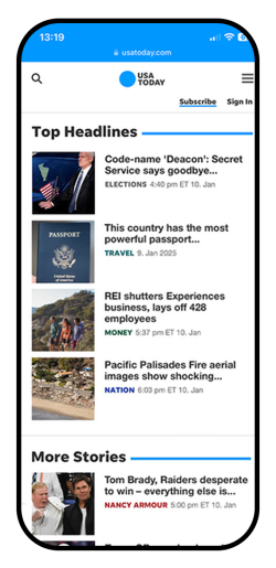 USA TODAY Network Balances Editor Curation and AI-Powered Personalization with Taboola’s Homepage For You