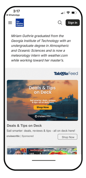 Cruise Critic Expands From Native To Display To Reach More In-Market Travelers