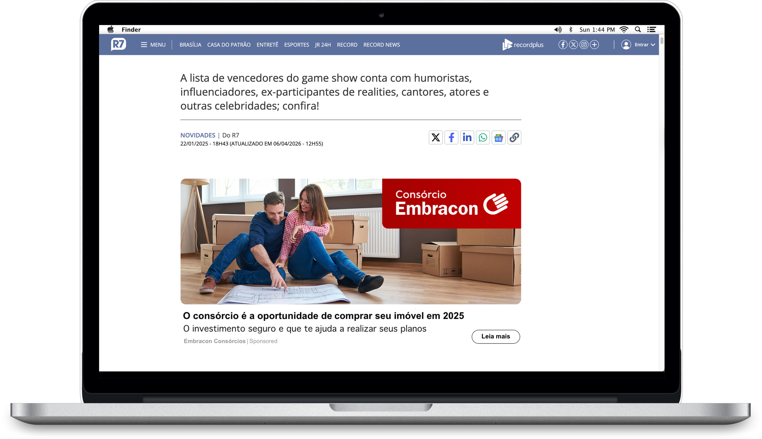 A Embracon usa o Realize para alcançar novos públicos além de search e social