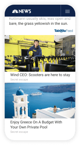 Native advertising