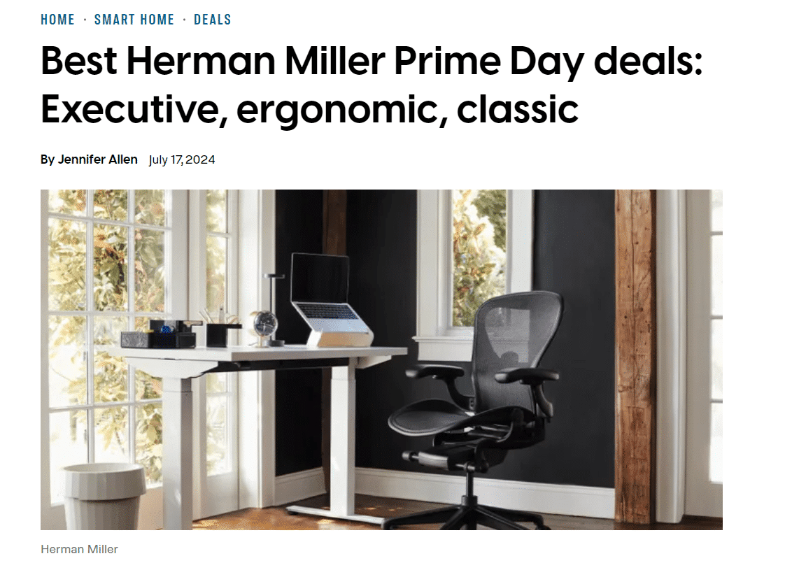 herman miller prime day