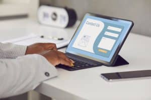 contact form