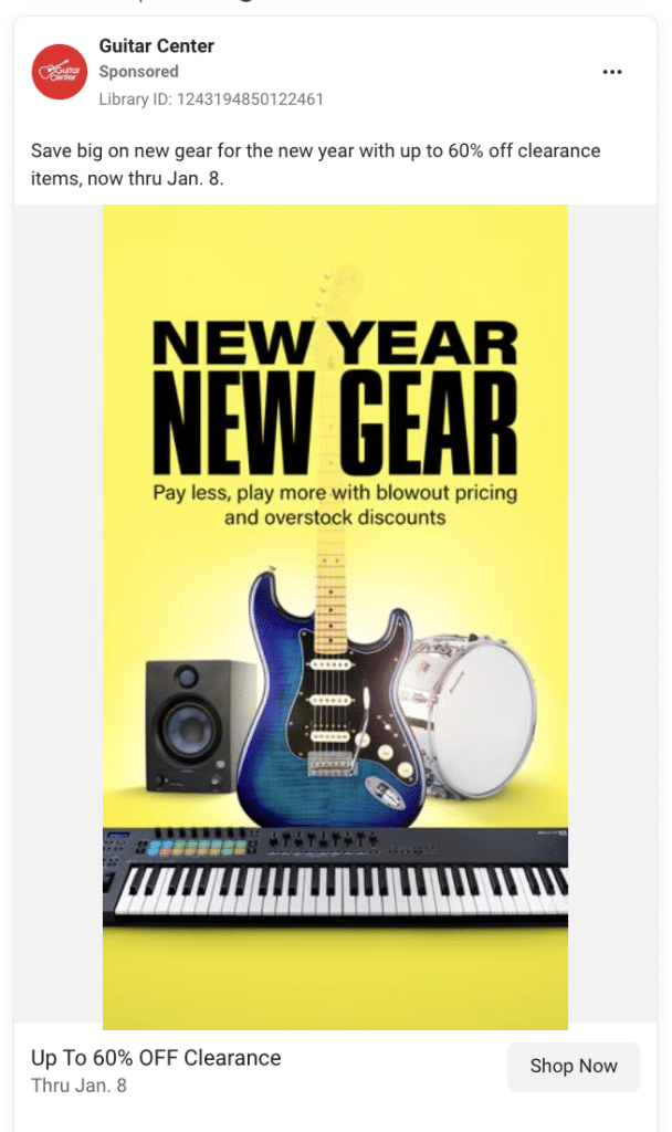 guitar center ad