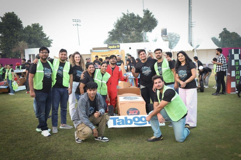 Taboola India team-building event