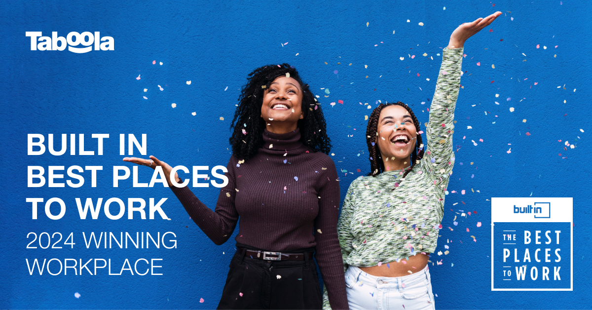 Taboola Earns Ten Placements on Built In’s 2024 Best Places to Work